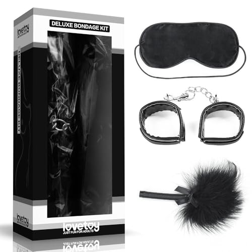 Kit Bondage Deluxe Negro 6970260902540
