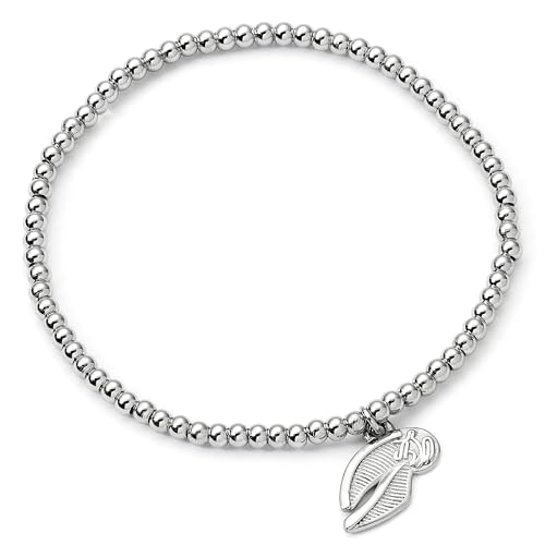 Harry Potter Bracciale In Acciaio Inox Dorato Con Perline A Forma Di Boccino, Misura Unica, Acciaio Inossidabile, Nessuna Pietra Preziosa