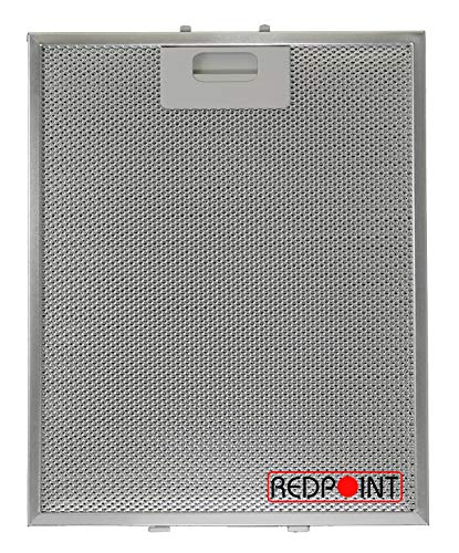 Redpoint® Filtro Alluminio Per Cappe Elica Mm.260 X 320 X 9 Adattabile : A.E.G/Neff/Baumatic/Hotpoint/Indesit/Elica/Teka