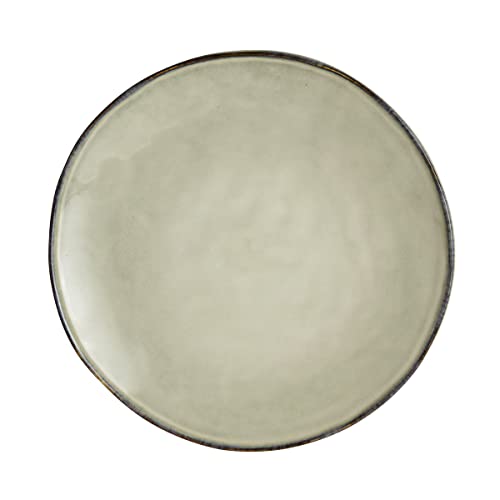 Dutch Rose Amsterdam 182046 Organic - Piatto Da Portata 26,5 Cm, Colore: Crema