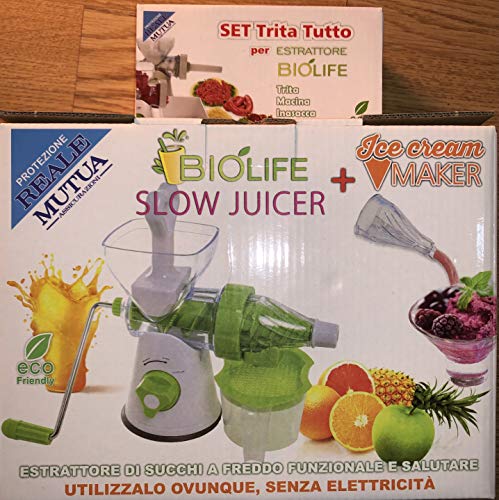 Estrattore Di Succo A Freddo Funzionale E Salutare - Trita Carne Trita Tutto In Omaggio!! Idea Regalo