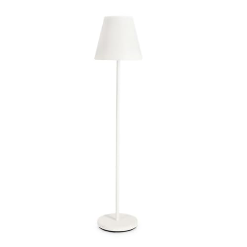 Bizzotto Piantana Solar Led Speaker Bianca Base Bianca