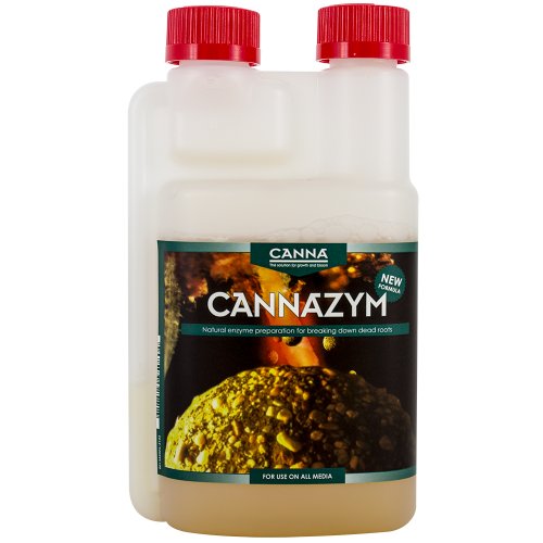 Canna - Zym, Preparato Enzimatico, Accelera La Decomposizione Della Necromassa Radicale E Attiva Le Funzioni Biologiche Dei Microrganismi, 1 L
