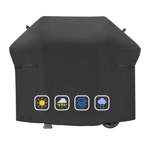 Copertura Barbecue 129 Cm-7139 Per Weber Spirit Ii 300 E 200 Serie 200, 600D Impermeabile E Resistente Per Weber Spirit I & Ii E310, E330, E315