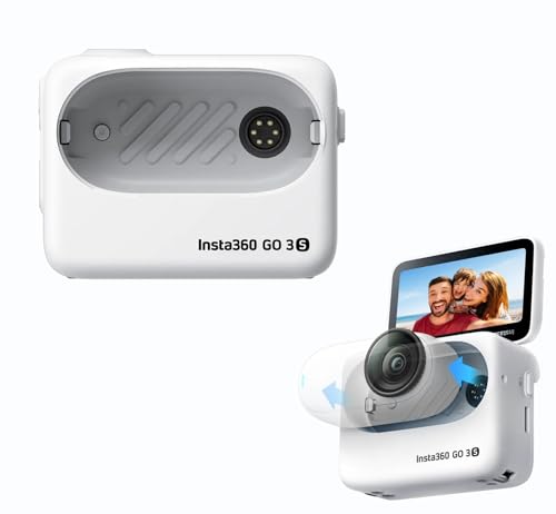 Insta360 Go 3S Action Pod Arctic White, Ricambio Pod Compatibile Con La Fotocamera Autonoma Go 3S E Go 3.