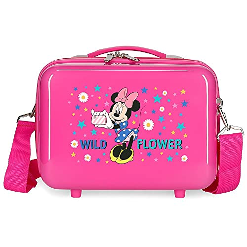 Disney Wild Flower - Beauty Case Adattabile Con Tracolla, 29 X 21 X 15 Cm