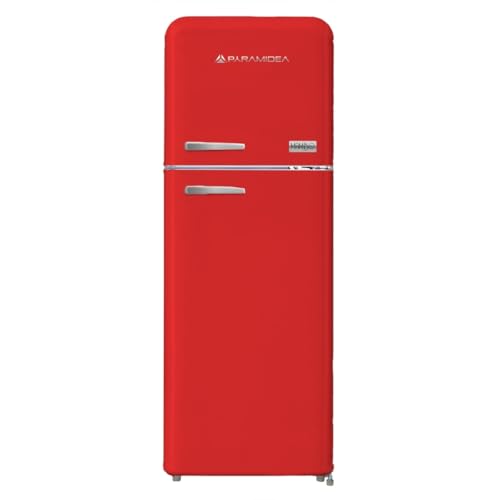 Pyramidea Frigorifero Vintage Colorato Rosso Doppia Porta Ventilato 240 L Lordi (206 L Netti) Mambo2402R