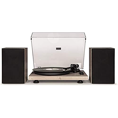 Crosley C62 Giradischi Con 2 Altoparlanti, Bluetooth - Giradischi Vintage A 2 Velocità - Per Vinili Da 7", 10" E 12" - Con Piedini Antivibrazione - Gr