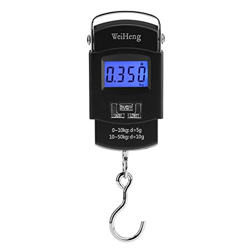 Fdit Bilancia Pesa Bagagli,Pesa Valigie Bilancia,Per Pesare Biciclette Corsa Lcd Digitale Bilancino Elettronica Pescatore Fico Portatile Precisa E Leg