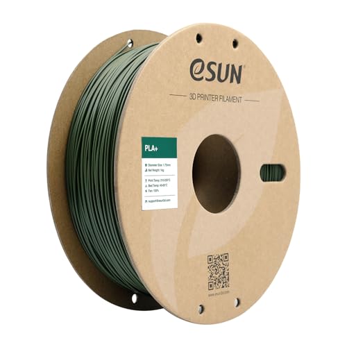 Esun Filamento Pla+ 1.75Mm, Filamento Per Stampante 3D Pla Plus, Precisione Dimensionale +/- 0.03Mm, Bobina Da 1Kg (2.2 Libbre) Filamento Per Stampa 3
