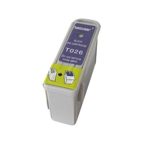 Italy'S Cartridge Cartuccia T026, Nera, Compatibile Per Epson Stylus Photo 810/820/830/830U/925/935 Stylus C50, 17 Ml