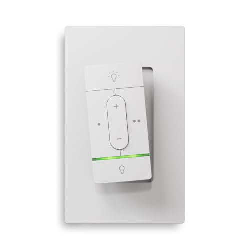 Nanoleaf Sense+, Interruttore Wireless Intelligente Portatile (Senza Installazione) Con 2 Pulsanti Configurabili, Remoto Dimmer Switch, Sensori Di Mov