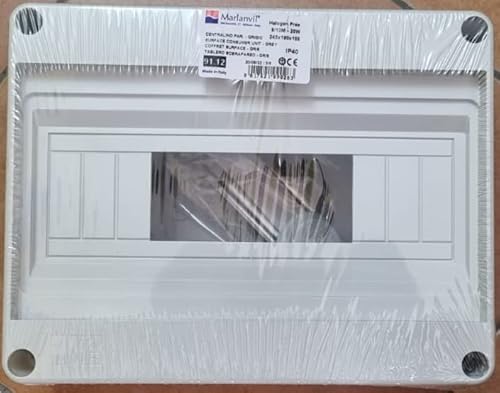 Centralino Esterno 245X190X105Mm Quadretto Elettrico Da Parete 6/12M Ip40 Scatola 91.12