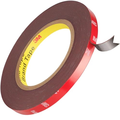 Canopus Nastro Biadesivo Extra Forte, Biadesivo Sottile (10 Mm X 9,75 M), Impermeabile Biadesivo Per Decorazioni Per La Casa, Nastro Biadesivo Per Aut