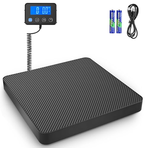 Apritsce Bilancia Pesa Pacchi, 40G-200Kg Bilancia Postale, Bilancia Digitale Con Hold E Funzione Tara Per Affari Bagagli Ufficio, Piattaforma In Smeri