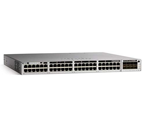 Cisco Catalyst C9300-48T-A Managed L2/L3 Gigabit Ethernet (10/100/1000) Grey Network Switch - Network Switches (Managed, L2/L3, Gigabit Ethernet (10/1