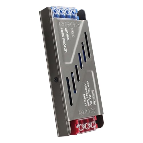 Trasformatore Led 12 V 100 W, Trasformatore Ac 230 V Su Dc 12 V 8,3 A, Trasformatore A Bassa Voltaggio, Alimentatore Extra Sottile Per Strisce, Driver
