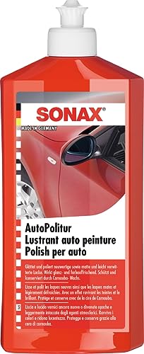 Sonax Polish Per Auto (500 Ml) Lucida A Specchio E Rivitalizza I Colori. Protegge E Conserva La Carrozzeria Grazie Alla Cera Di Carnauba | Art.N. 0300