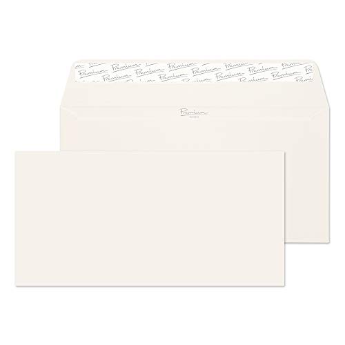 Blake Premium Business 110 X 220 Mm 120 G/M2 Portafoglio Stacca E Sigilla (39255) Bianco Intenso Laid, Confezione Da 500
