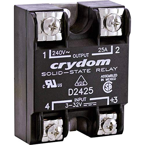 Crydom Relè A Semiconduttori D2425-10 25 A Tensione Di Contatto (Max.): 280 V/Ac A Commutazione Istantanea 1 Pc(S)