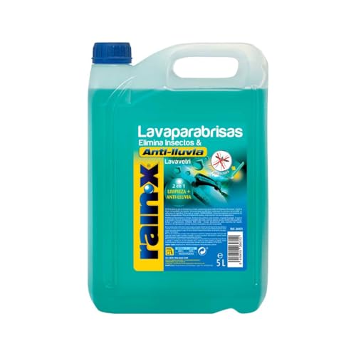 Rain-X Lavavetri Antipioggia Con Protezione Elimina Insetti - 5L
