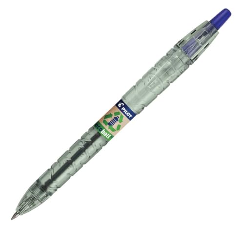 Pilot 94293 Penna A Sfera Scatto B2P Ecoball, Blu, Punta 1.0 Mm