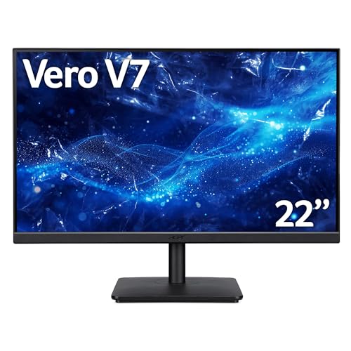 Acer Vero V7 Vero V227Qe3Biv 21 Ips 100Hz Monitor Pc 54,6 Cm [21.5] 1920 X 1080 Pixel Full Hd Lcd Nero (Vero V227Qe3Biv 21 Ips 100Hz)