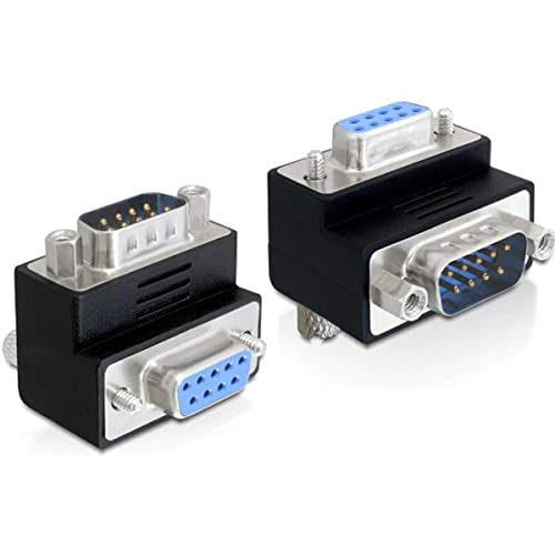 Delock 65266 Adaptador Sub-D 9 Pin M/H Negro