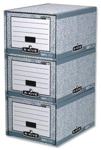 Fellowes R-Kive Storage Drawer Grey/Wht