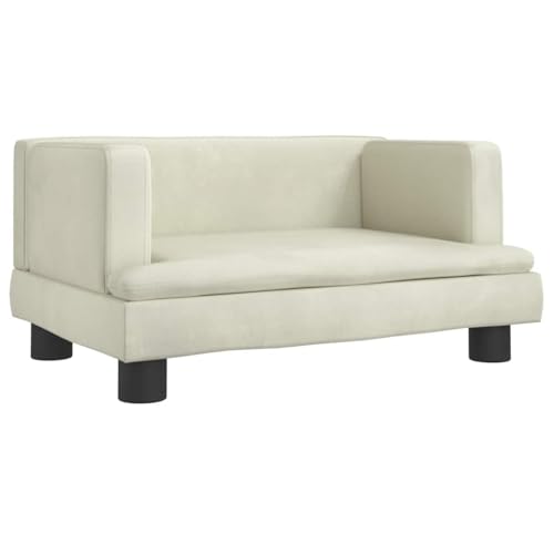 Vidaxl Lettino Per Cani Crema 60X40X30 Cm In Velluto, Letto Per Cani, Divano Per Cani, Divanetto Per Cani, Letti Per Cani