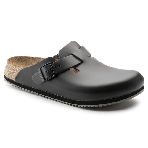 Birkenstock Boston Fl Ciabattine Schwarz