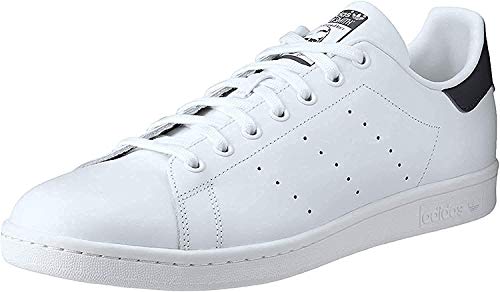 Adidas Originals Stan Smith M, Scarpe Da Ginnastica Uomo, Off White Color Core White Footwear White New Navy, 44 2/3 Eu
