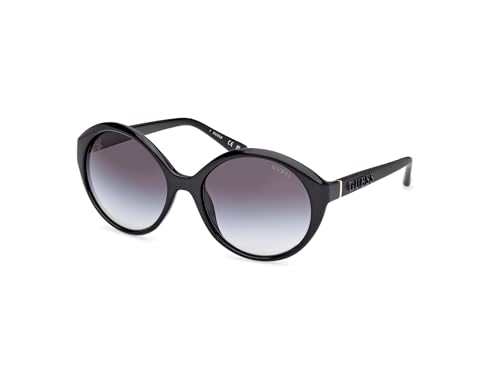 Guess Women Gu0015501B57 Sunglass, Occhiali Donna, Nero Lucido, 57