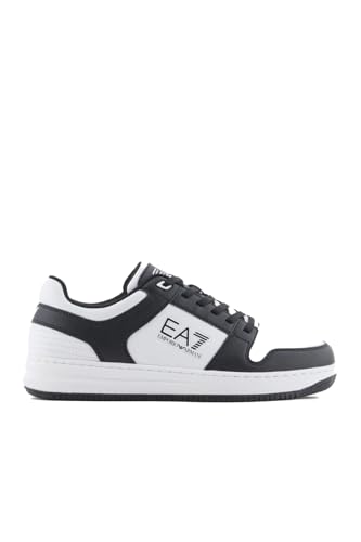 Ea7 Sneaker Emporio Armani Training Ecopelle Black/White Unisex U25Ea03 X8X189 Xk404 N181 37 1/3