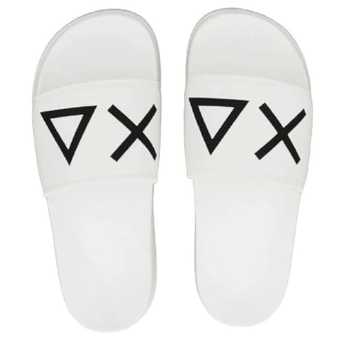 Sun68 Slippers Logo, Scarpe Da Ginnastica Unisex-Adulto, Fenicottero, 43 Eu