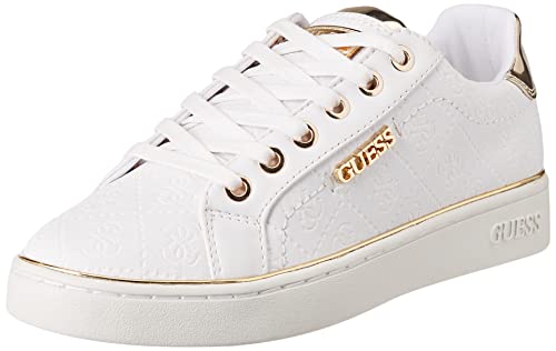 Guess Sneaker Casual Da Donna Fl5Bekfal12White Beckie Women, White Eu 39