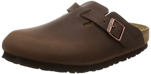 Birkenstock Boston 860133, Zoccoli Unisex Adulto - Marrone, 37 Eu