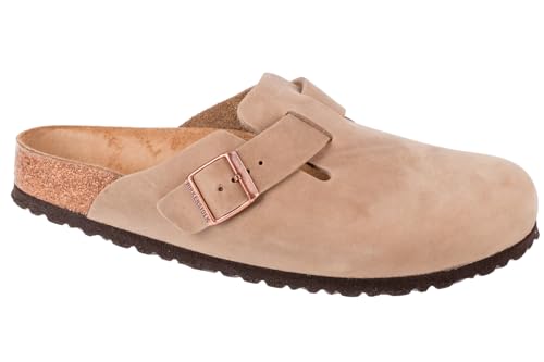 Birkenstock Boston 960813, Zoccoli Unisex Adulto, Marrone (Tobacco Brown), 37 (Stretta)
