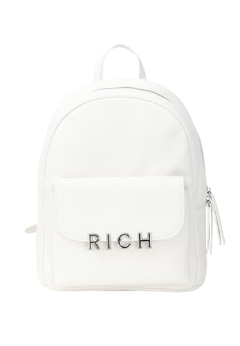 Richmond Zaino Bianco Da Donna Con Placca Logo Uni