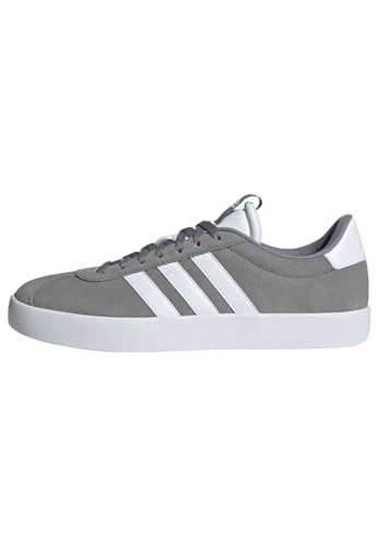 Adidas Vl Court 3.0 Shoes, Scarpe Da Ginnastica Uomo, Grey Three Cloud White Cloud White, 45 1/3 Eu