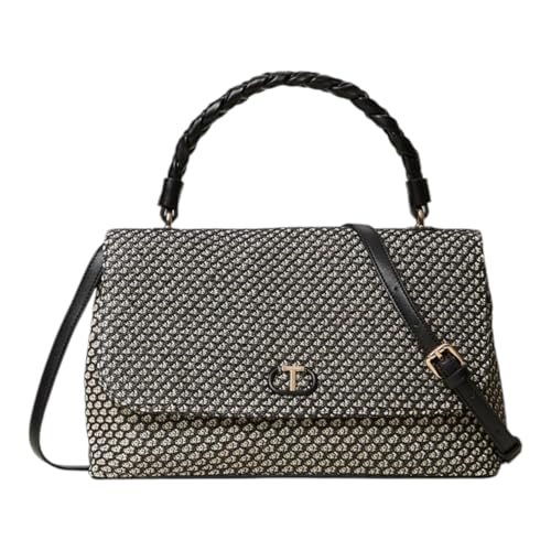 Twinset Milano Borsa Top Handle In Canvas Effetto Rete Art. 251Td8322