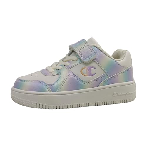 Champion Rd18 Pearl G Ps Low, Sneakers Bambina, Off White/Multicolore (Ww002), 27.5 Eu