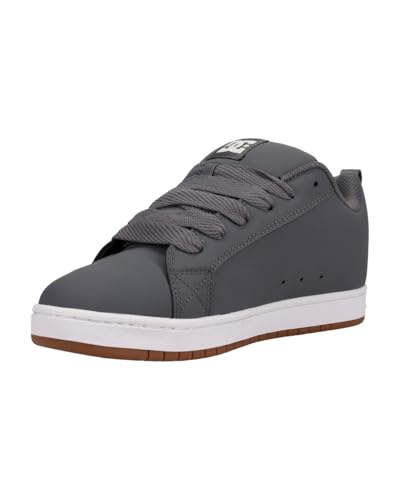 Dc Shoes Court Graffik, Scarpe Da Ginnastica Uomo, Grigio/Bianco, 43 Eu