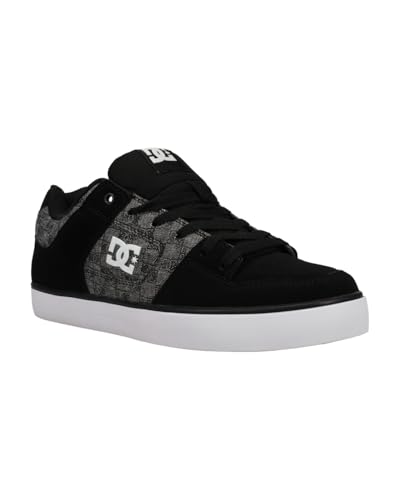 Dc Shoes Pure, Scarpe Da Ginnastica Uomo, Nero Monogram, 45 Eu