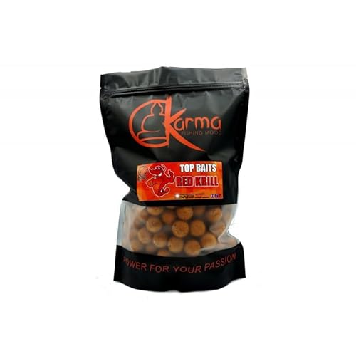 Fish Life Boiles Karma Top Baits Red Krill - 1Kg. (20Mm)
