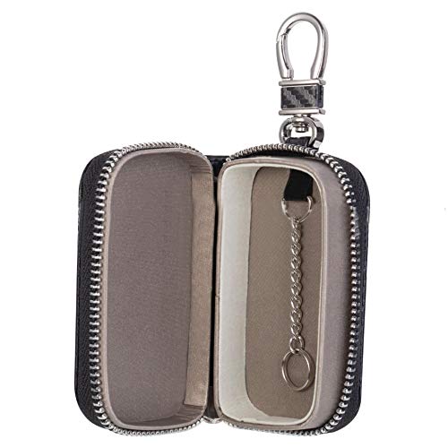 Mioyoow Mini Keyless Schermatura Custodia, Rfid Keyless Schermatura, Chiave Auto Sacchetto Di Blocco Del Segnale Con Portachiavi Antifurto Faraday Bag