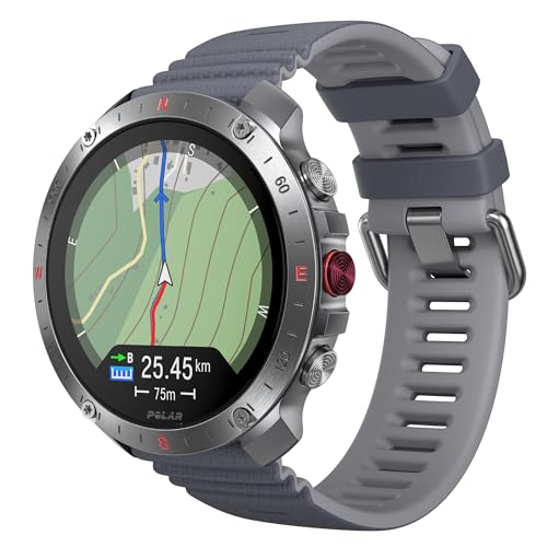 Polar Orologio Sportivo Con Gps Grit X2 Pro Adventure Watch Robusto, Con Navigazione Avanzata, Monitoraggio Delle Prestazioni Sportive, Tecnologia Bio