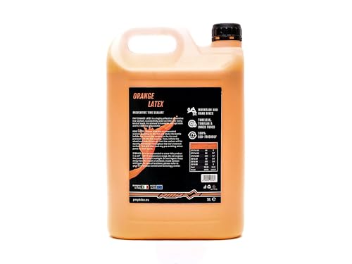 Pmp Orange Latex - Lattice Liquido Sigillante Antiforatura Per Coperture Tubeless Mtb E Strada - Tanica 5000 Ml