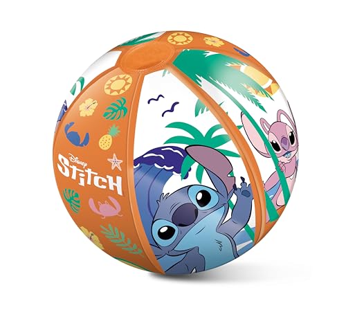 Mondo Toys - Disney Stitch Beach Ball - Palla Gonfiabile 50 Cm Per Bambini A Partire Dai 2 Anni - 16954