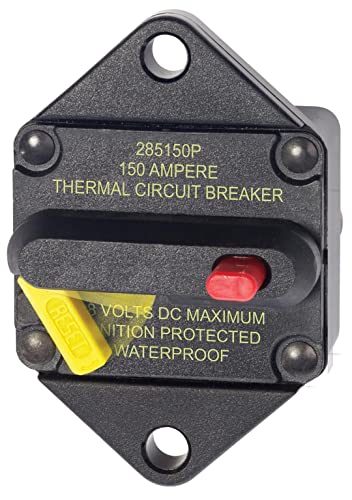 Blue Sea Systems Flush Mount Circuit Breaker 150A